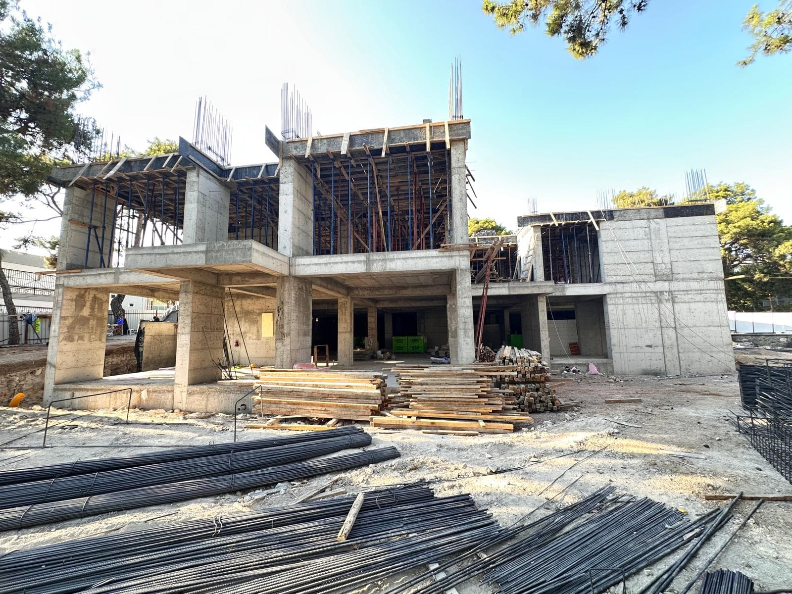 Kaba yapı beton döküm öncesi demir donatı kontrolü
